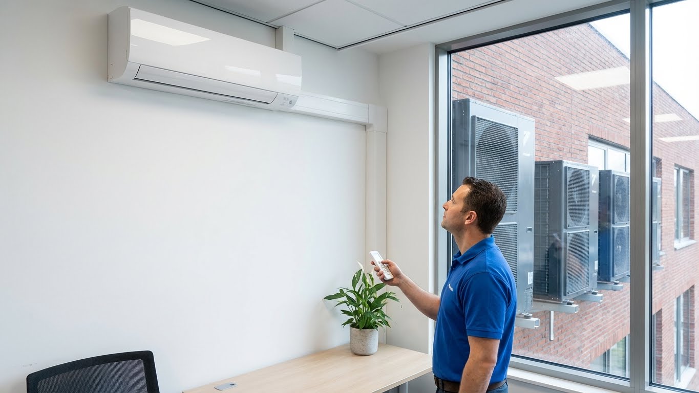 Installation de climatiseurs split et VRV